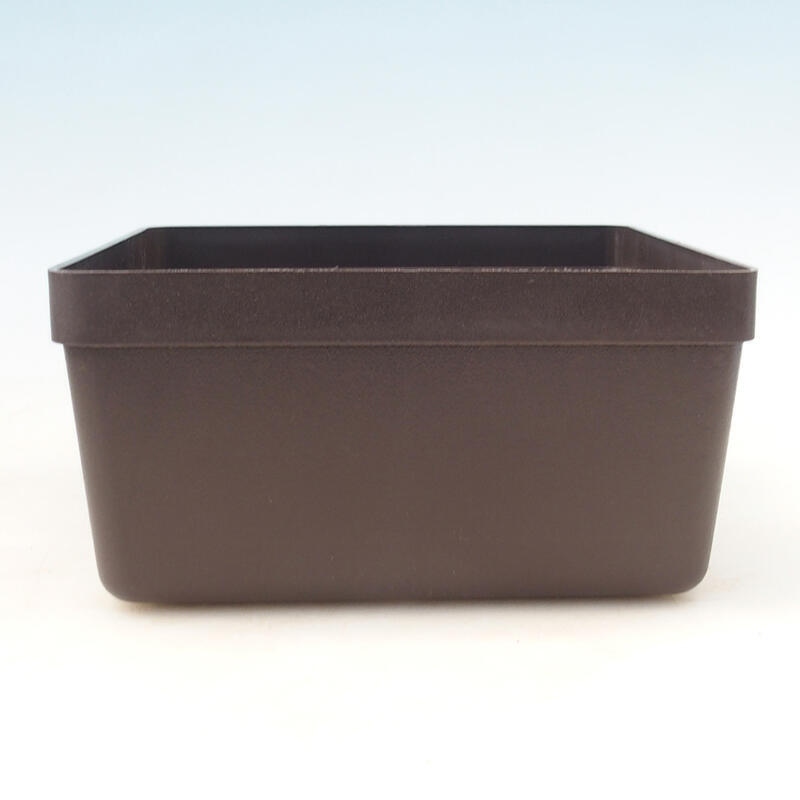 Cuenco bonsái plástico YMDR-3 marrón - 20 x 20 x 10 cm