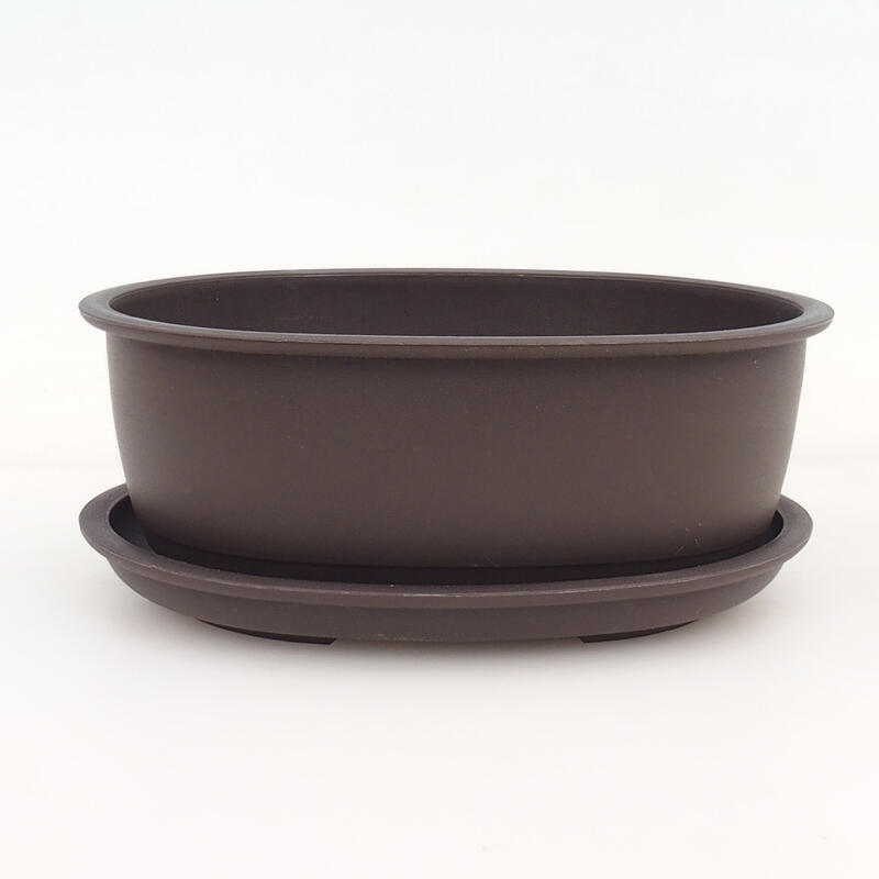 Bonsai bol+bandeja plástico MP-4 - 16 x 12,5 x 6 cm