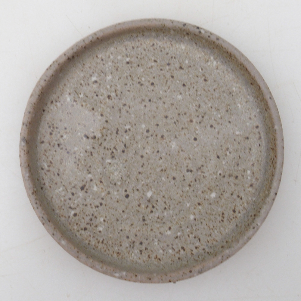 Consola redonda para bonsái D6-S - 10 x 10 x 1 cm - beige