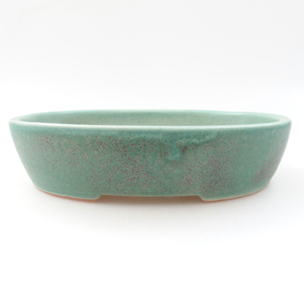 Cuenco bonsái de cerámica 22 x 17 x 5 cm, verde