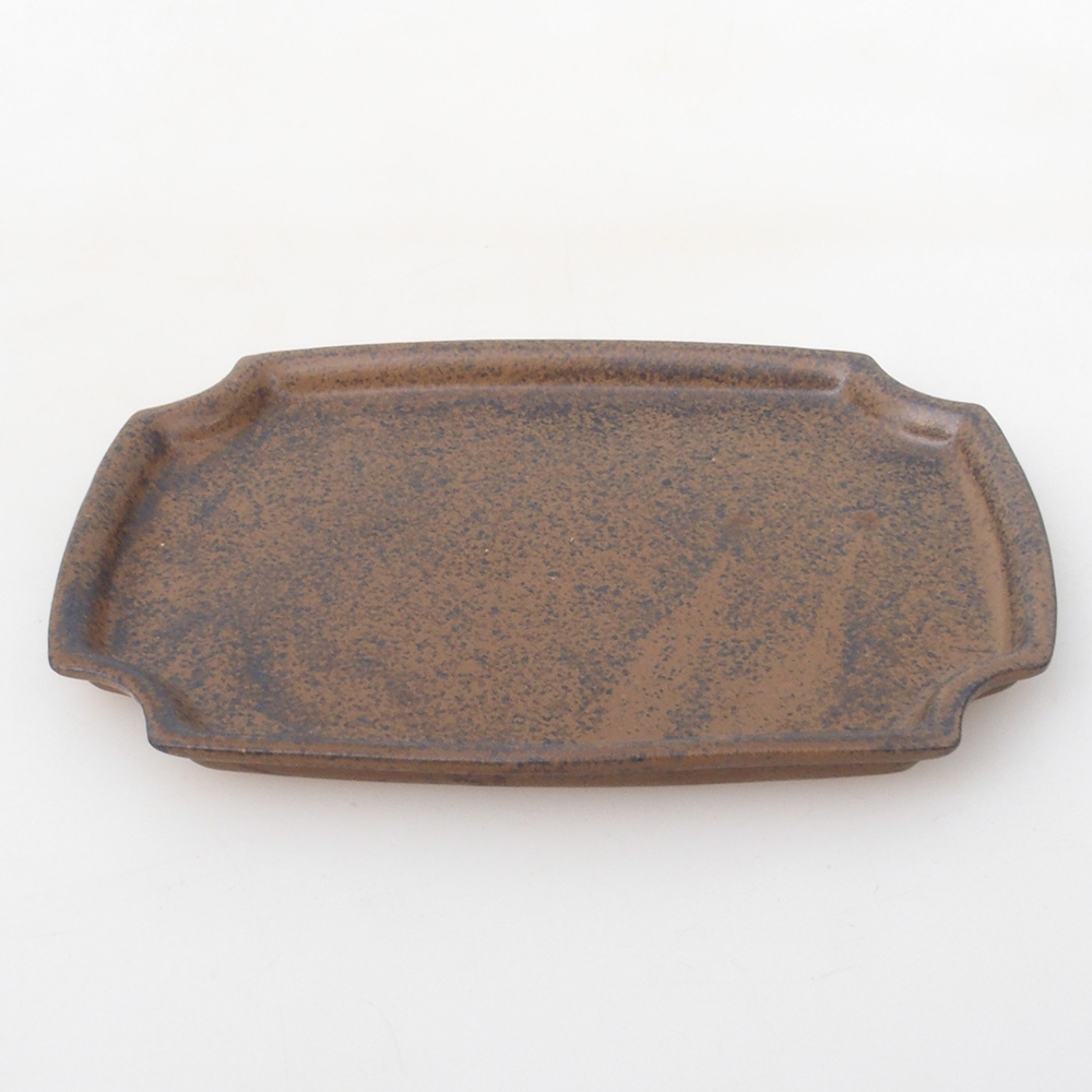 Cuenco de cerámica H03 - 17 x 12,5 x 1 cm - marrón