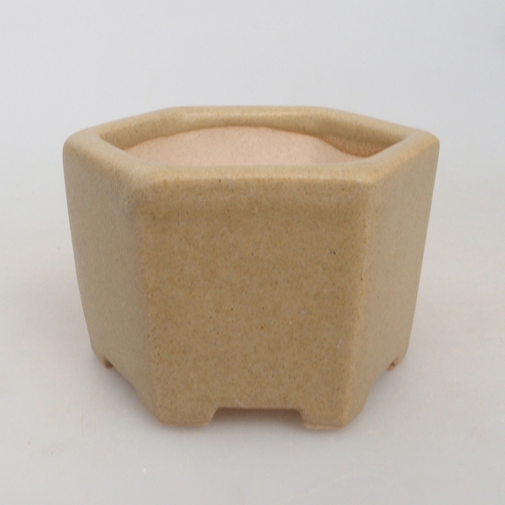 Cuenco mini bonsái 6,5 x 6 x 4 cm, marrón