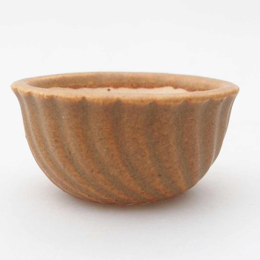 Mini cuenco bonsái 5,5 x 5,5 x 3 cm, marrón