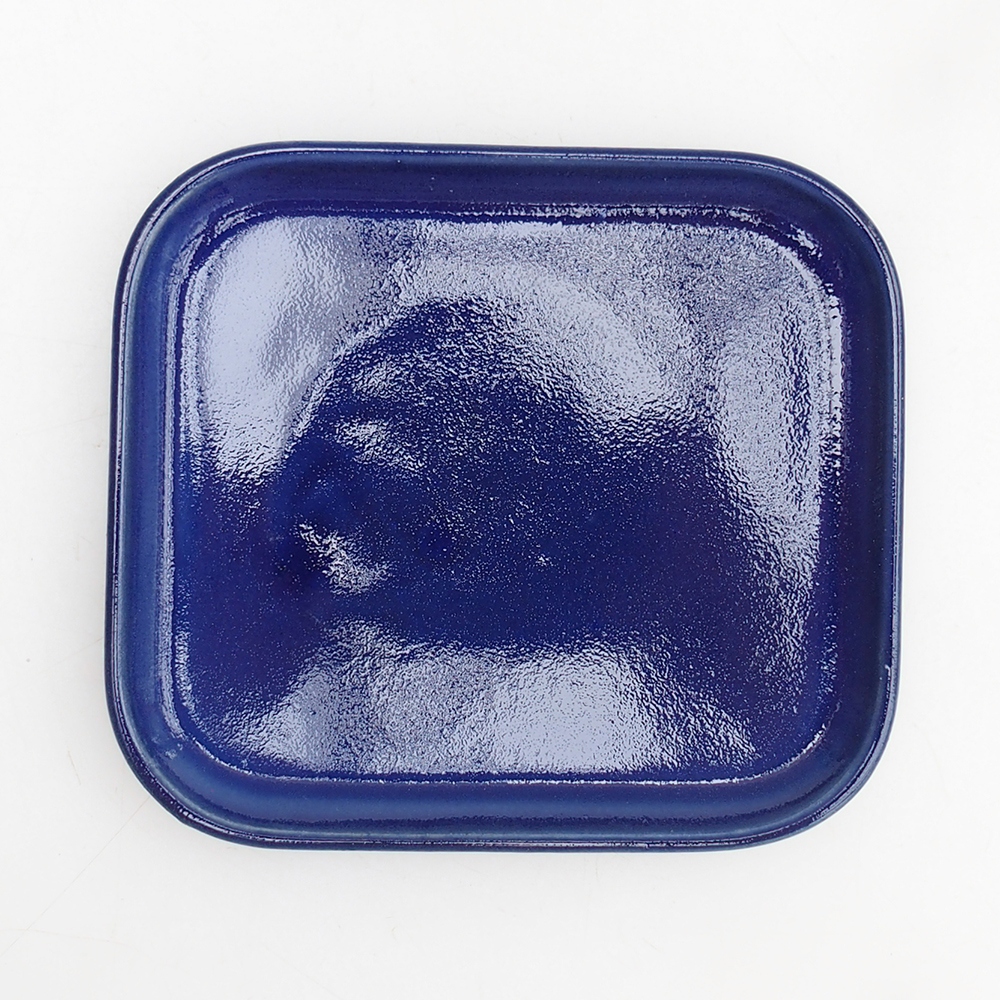 Cuenco bonsái + platillo H11 - 11,5 x 10 x 4 cm - verde