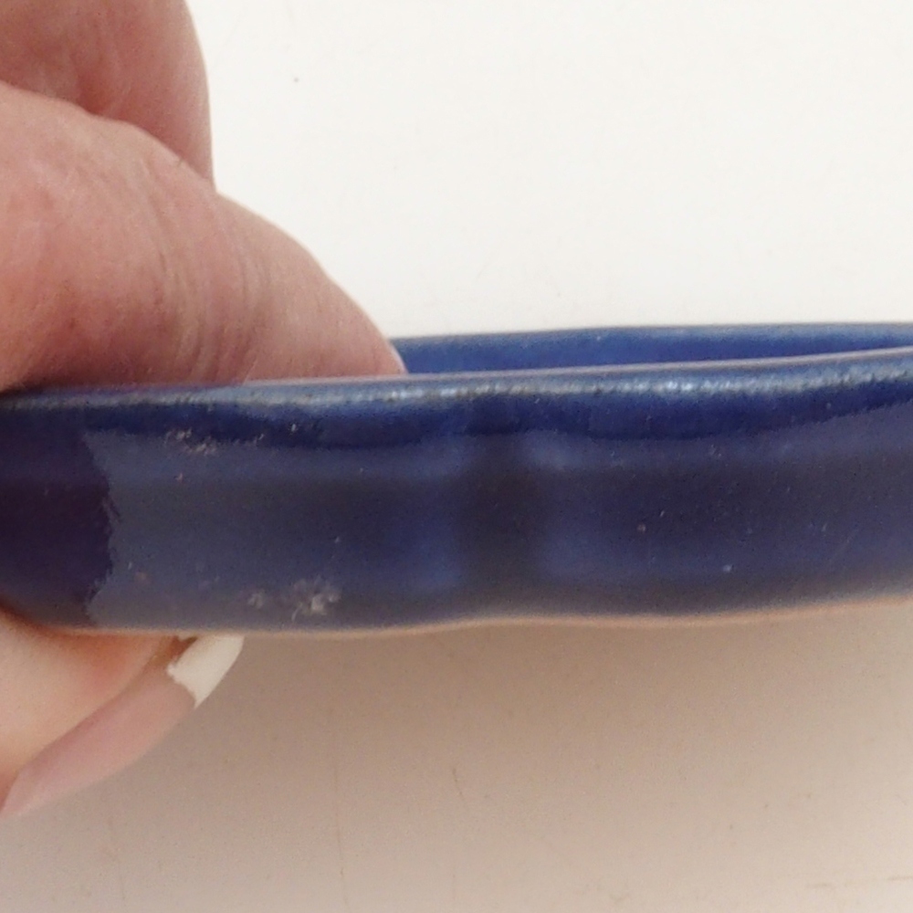 Cuenco de cerámica H95 - 8 x 8 x 1 cm - azul