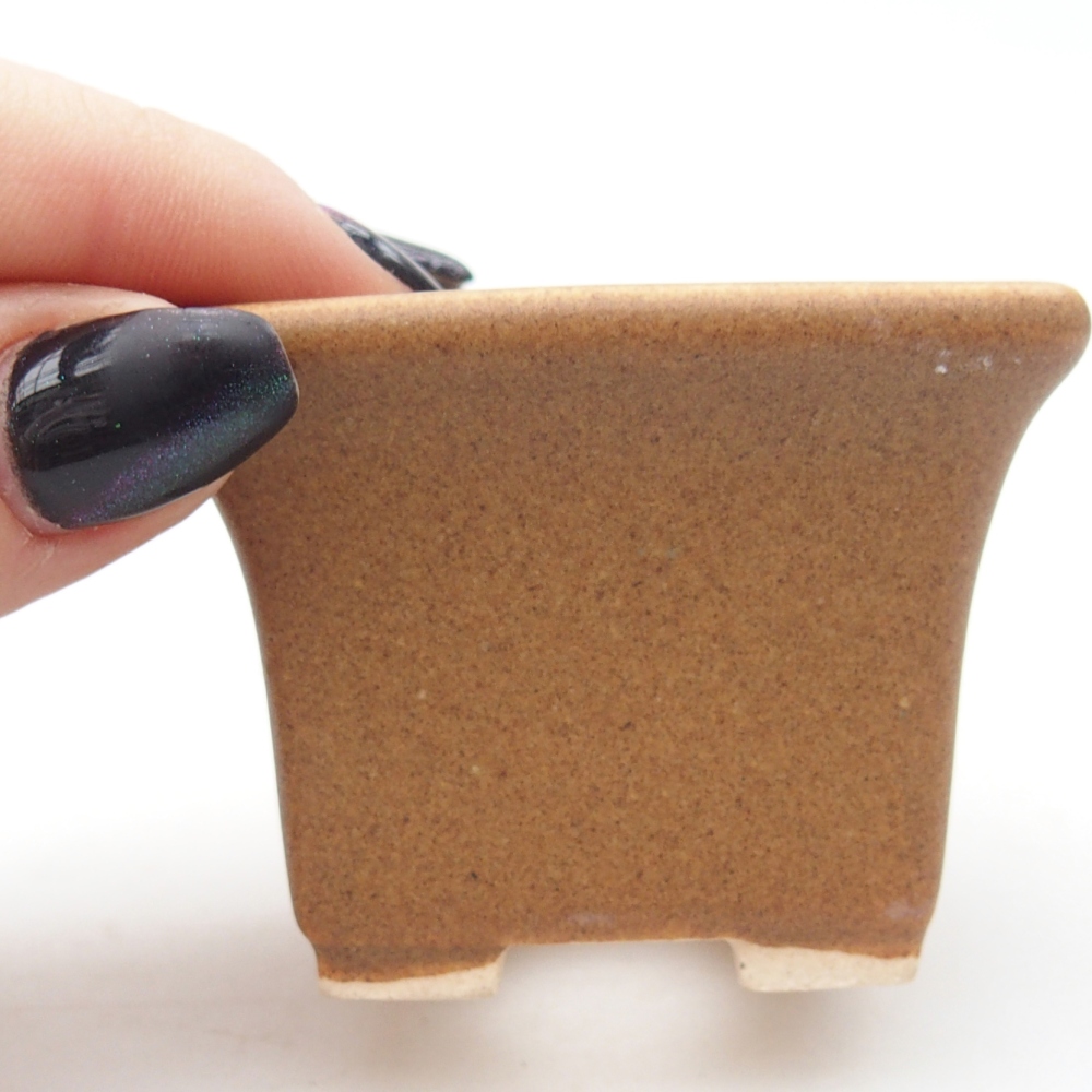 Mini cuenco bonsái 5,5 x 5,5 x 4 cm, marrón
