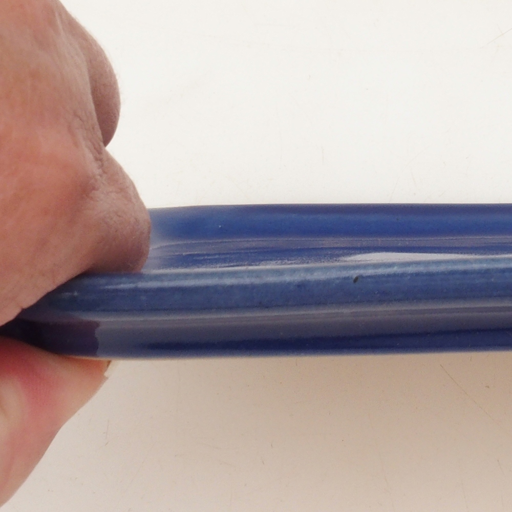 Cuenco de cerámica H50 - 18 x 13 x 1 cm - azul