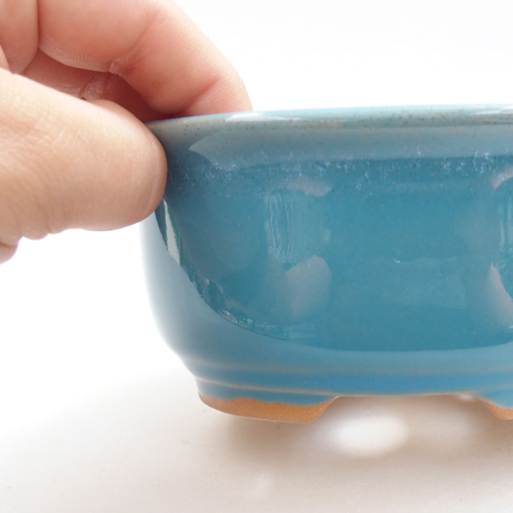 Cuenco bonsái de cerámica 22 x 17 x 5 cm, verde