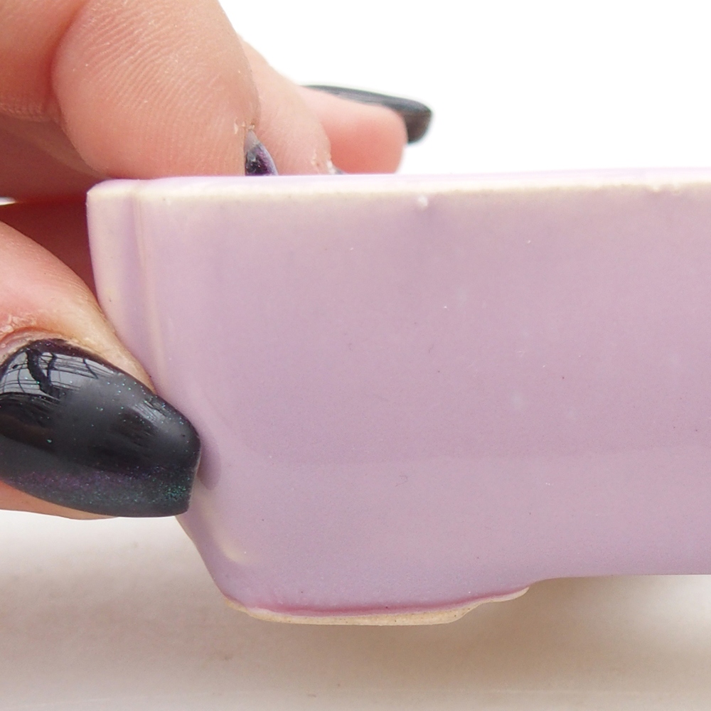 Mini cuenco bonsái 8,5 x 7,5 x 3 cm, rosa