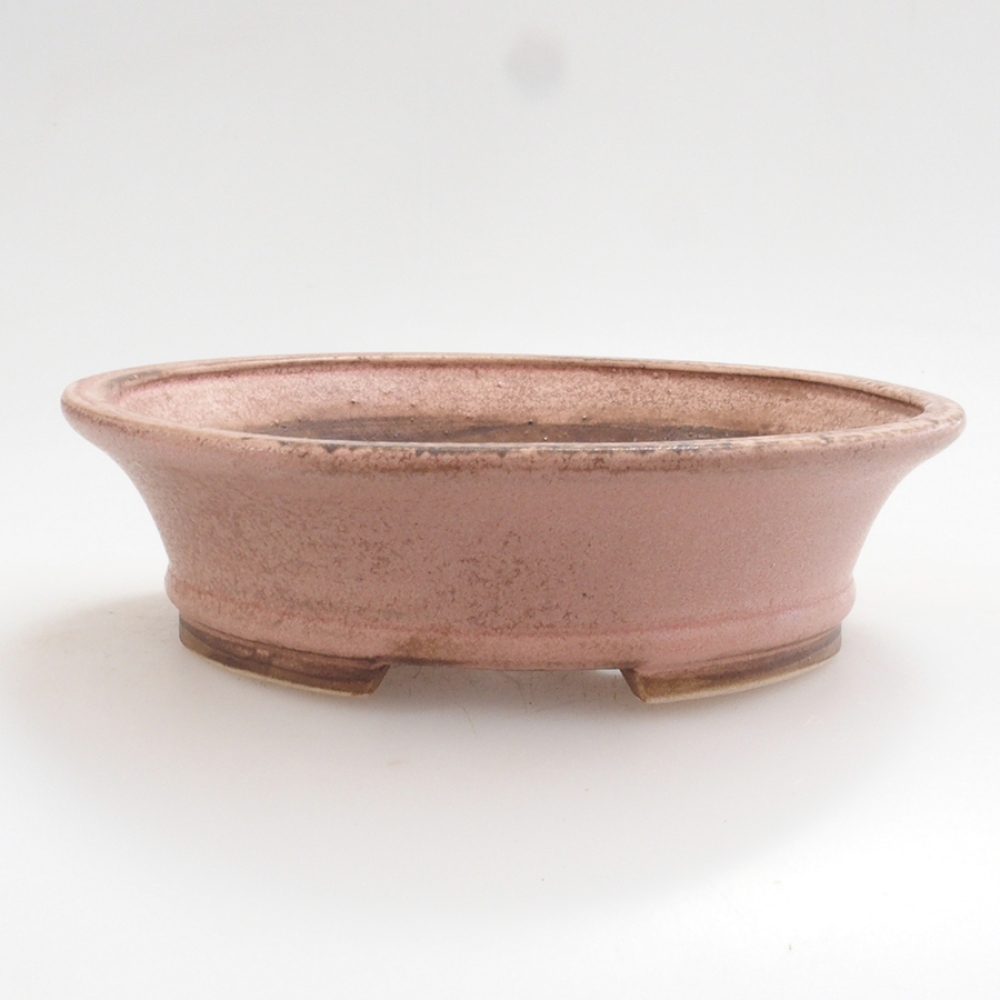 Cuenco bonsái de cerámica 10 x 8,5 x 4 cm, marrón