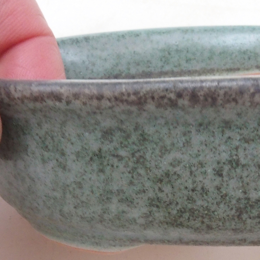 Cuenco bonsái H04 - 10,5 x 7,5 x 3 cm - verde