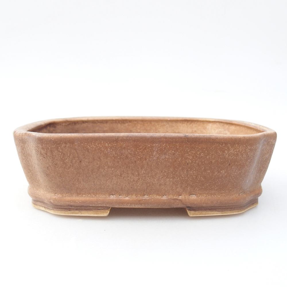 Cuenco bonsái de cerámica 17,5 x 14 x 4,5 cm, color diferente