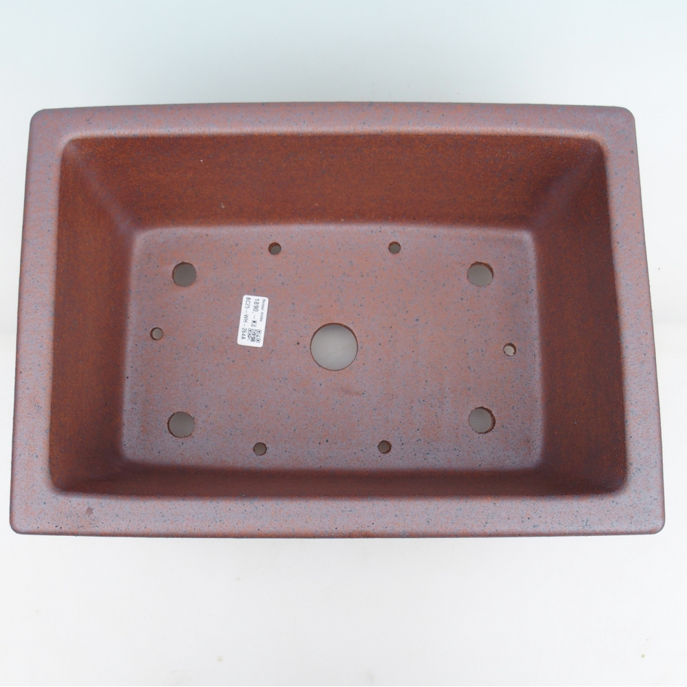 Cuenco bonsái de cerámica 41,5 x 29 x 17 cm , color metal - SOLO RECOGIDA PERSONAL o transporte en palet