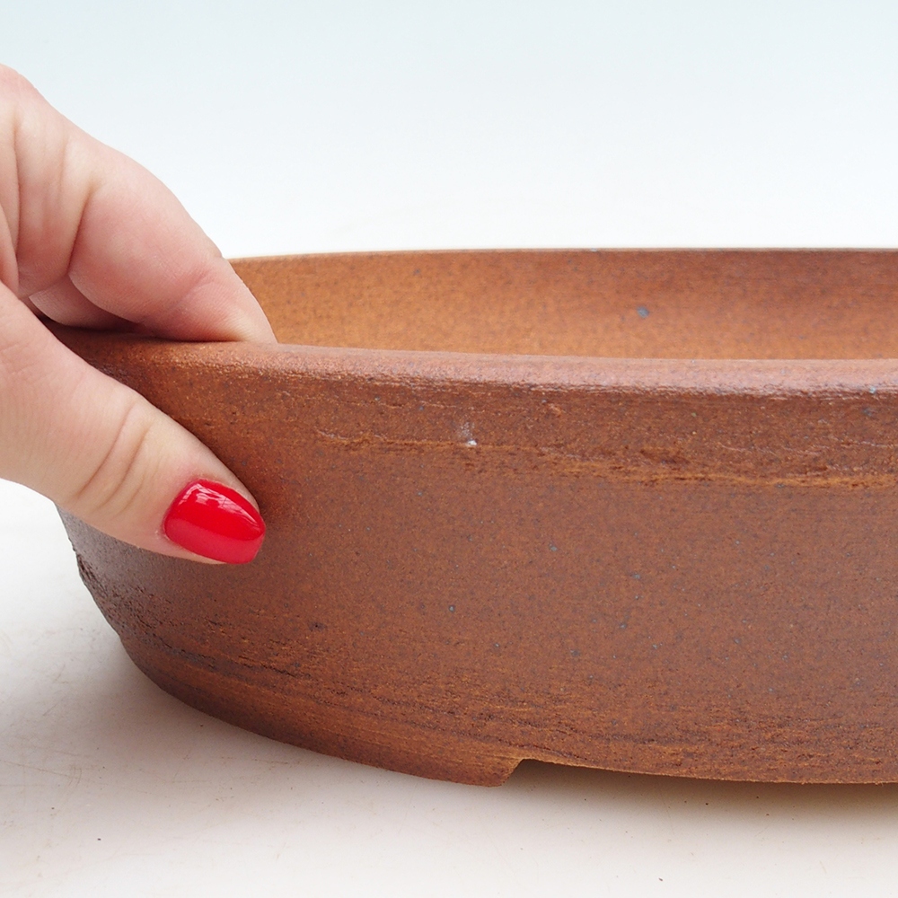 Cuenco bonsái 33 x 26 x 7,5 cm , color marrón