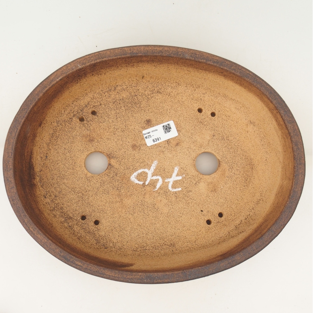 Cuenco bonsái 33 x 26 x 8 cm , color marrón