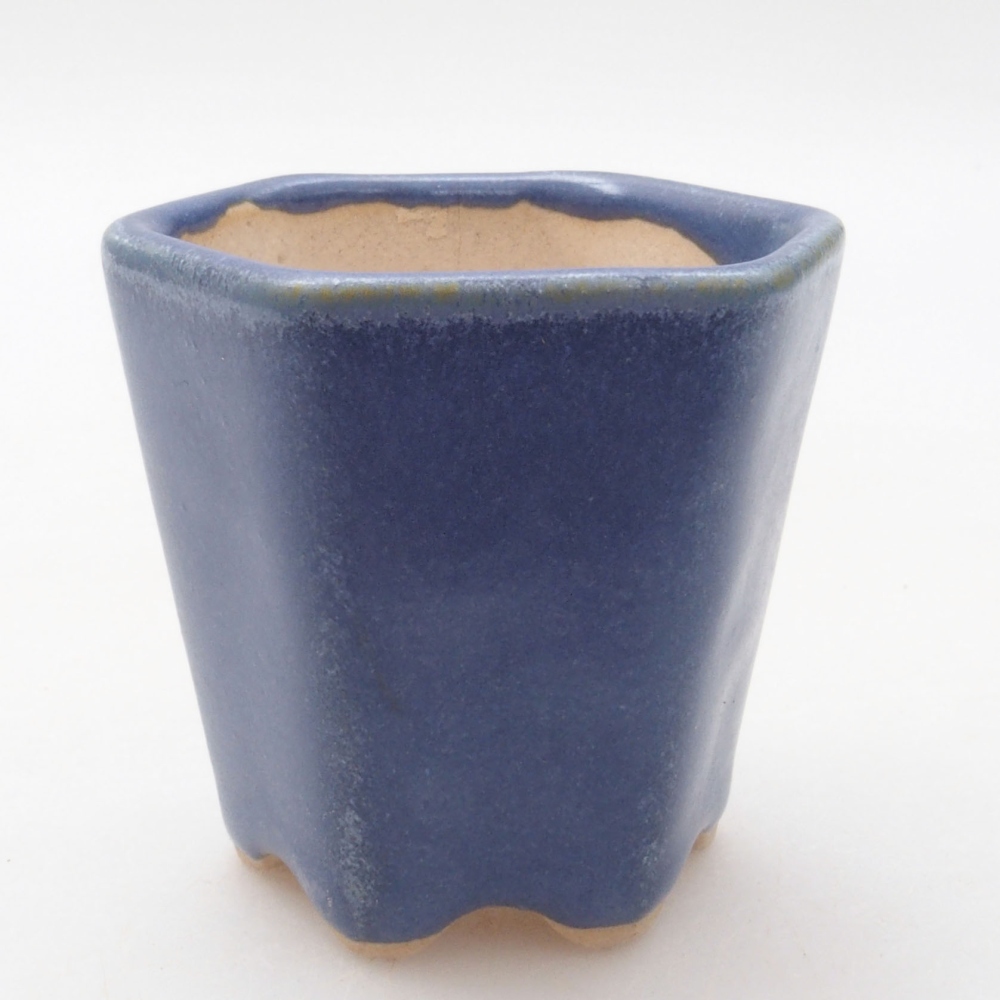 Mini cuenco bonsái 5 x 5 x 5 cm, color azul