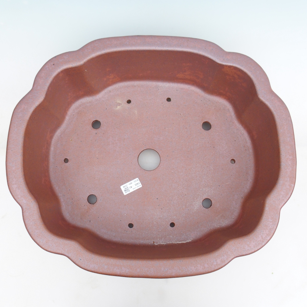 Cuenco bonsái de cerámica 51 x 44 x 15,5 cm , color metal - SOLO RECOGIDA PERSONAL o transporte en palet