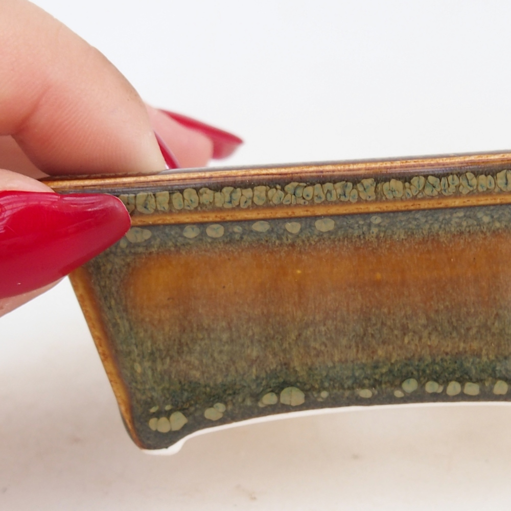 Cuenco mini bonsái 7,5 x 6 x 3 cm, marrón