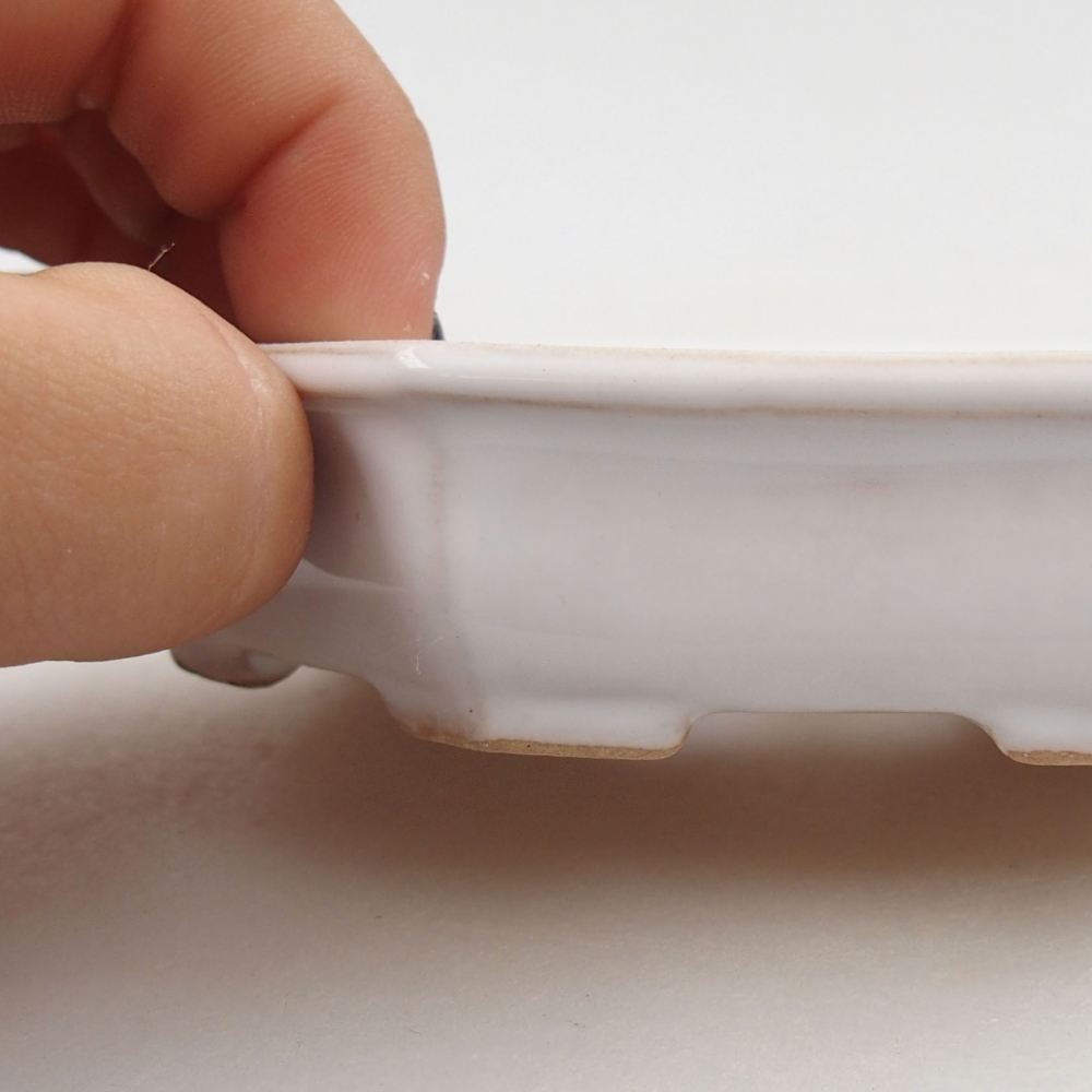 Cuenco bonsái de cerámica 22 x 17 x 5 cm, verde