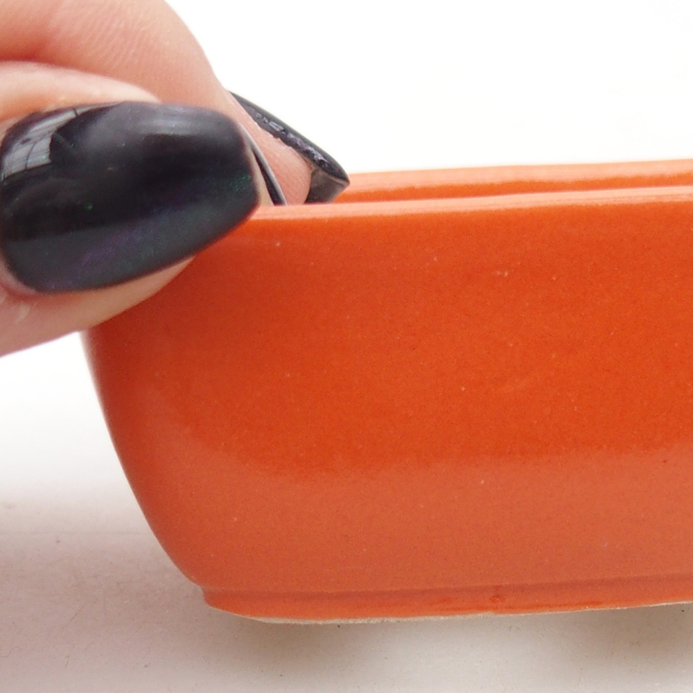 Cuenco mini bonsái 6 x 4,5 x 3 cm, naranja