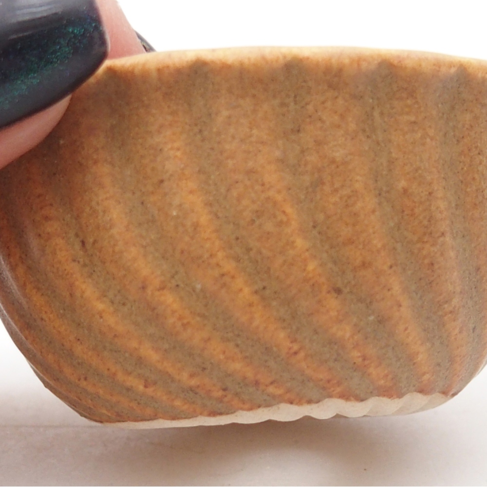 Mini cuenco bonsái 5,5 x 5,5 x 3 cm, marrón