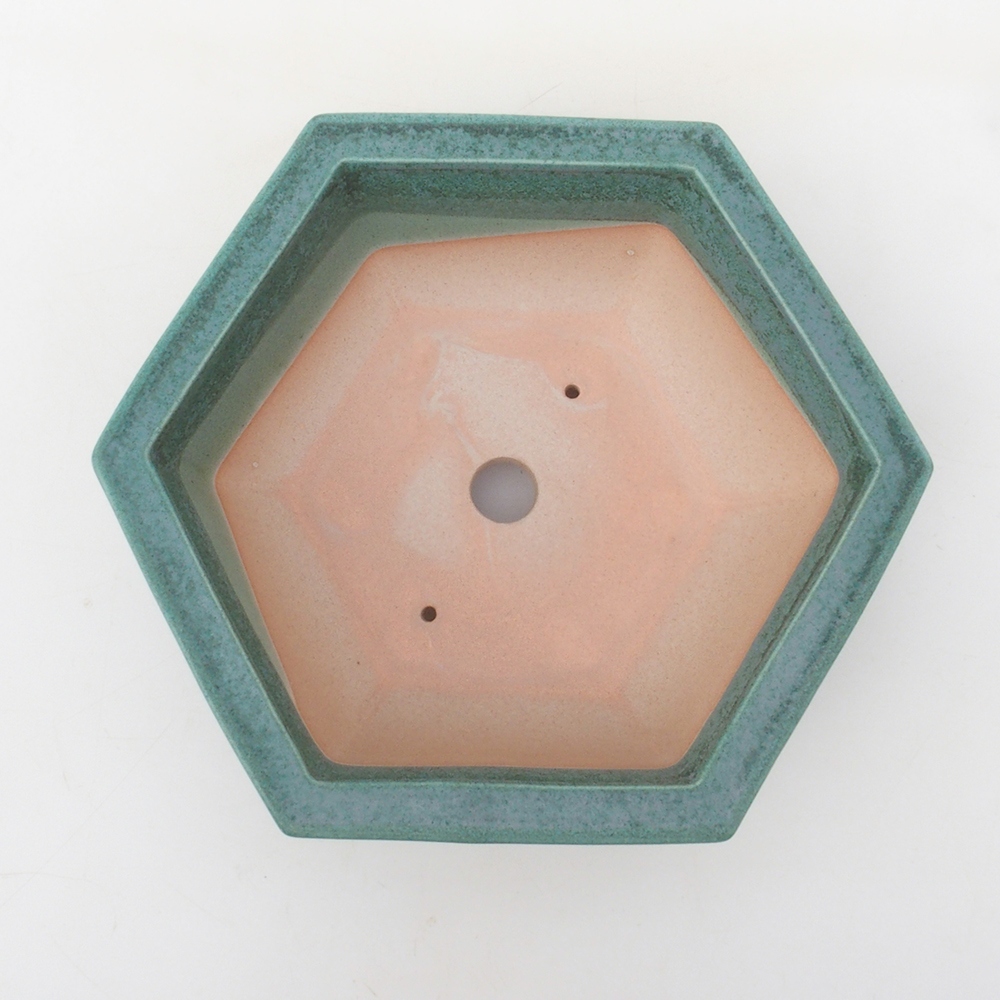 Cuenco bonsái H53 - 19 x 21,5 x 7 cm - verde