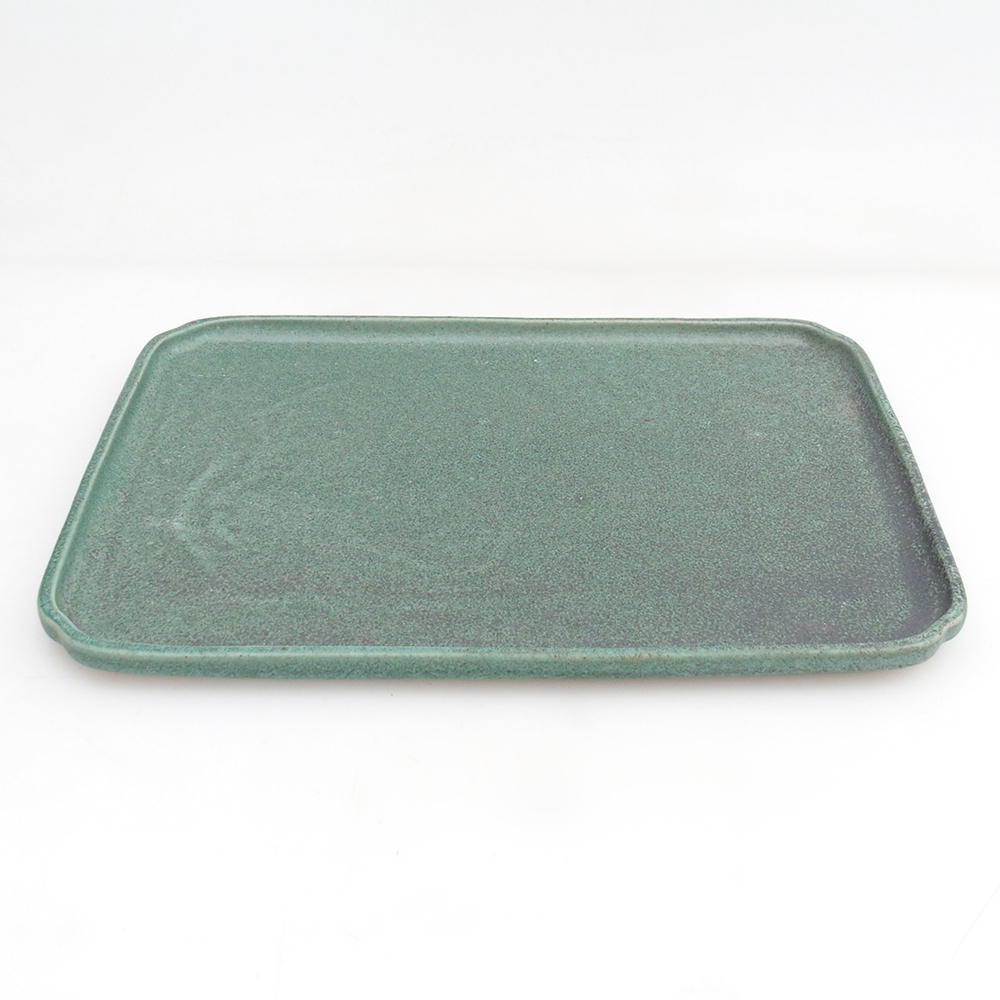 Cuenco de cerámica H07 - 28 x 19 x 1,5 cm - marrón