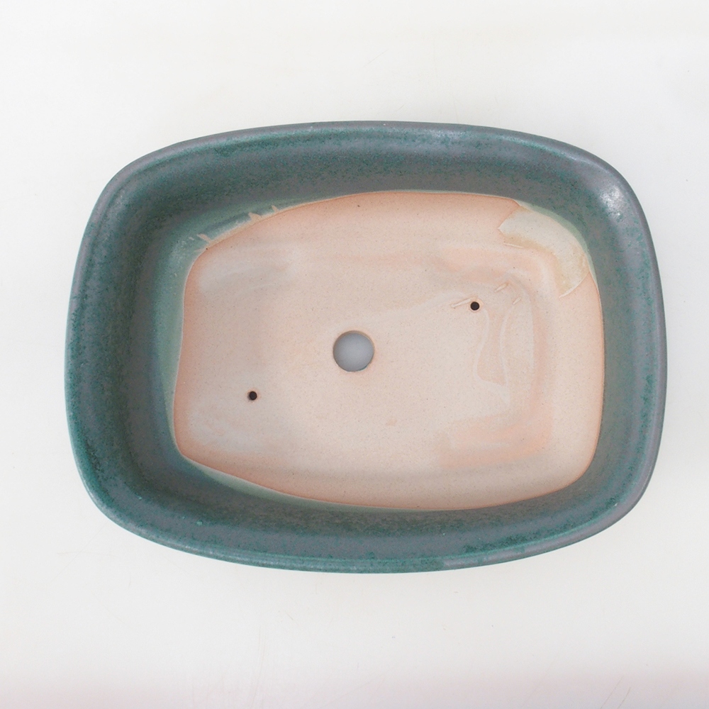 Cuenco bonsái H08 - 25 x 19,5 x 6 cm - verde