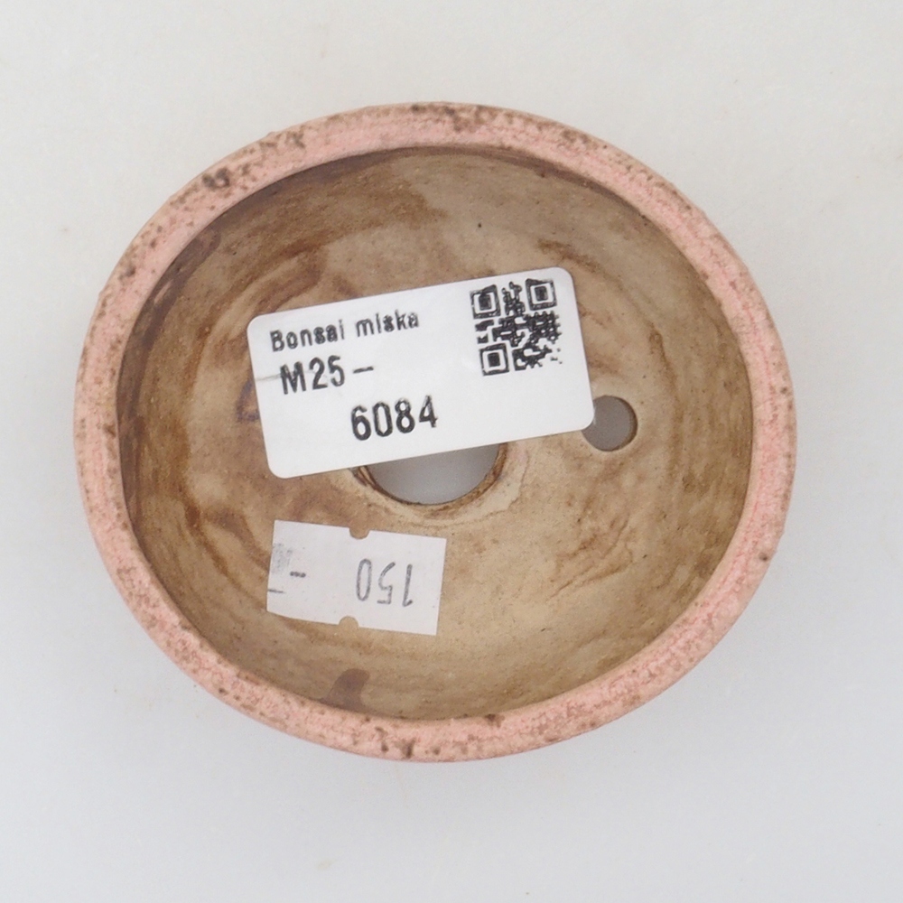 Cuenco bonsái de cerámica 10 x 8,5 x 4 cm, marrón