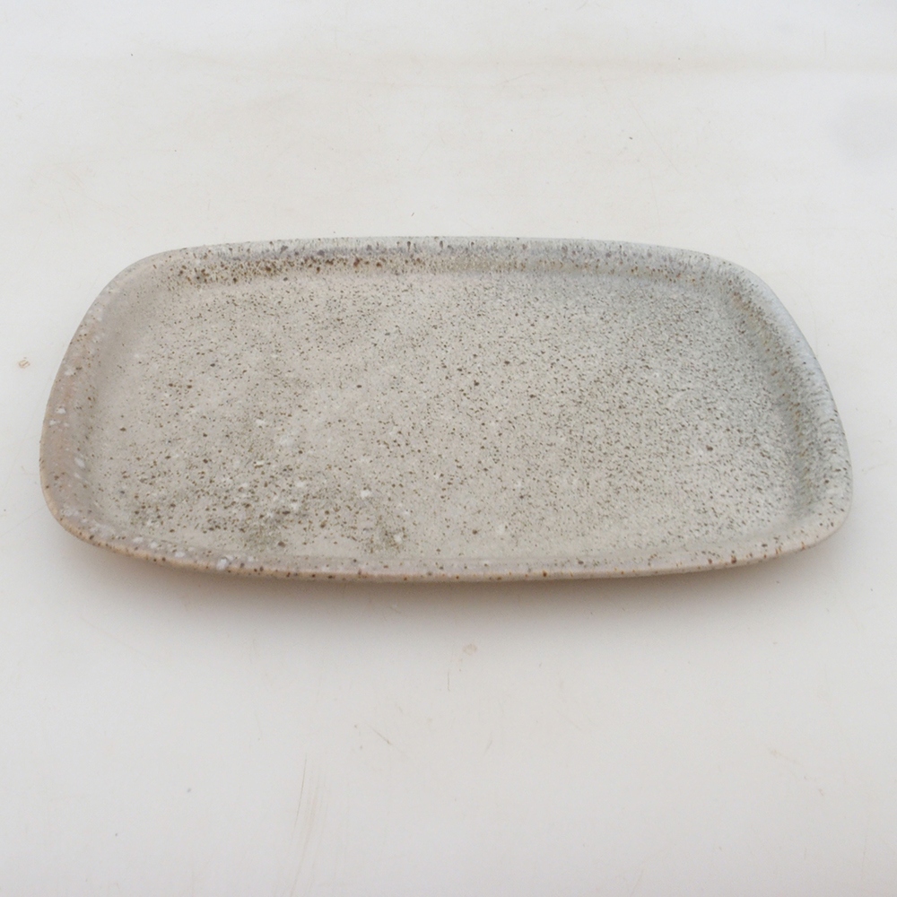 Platillo de cerámica H02 - 17,5 x 12 x 1 cm - beige