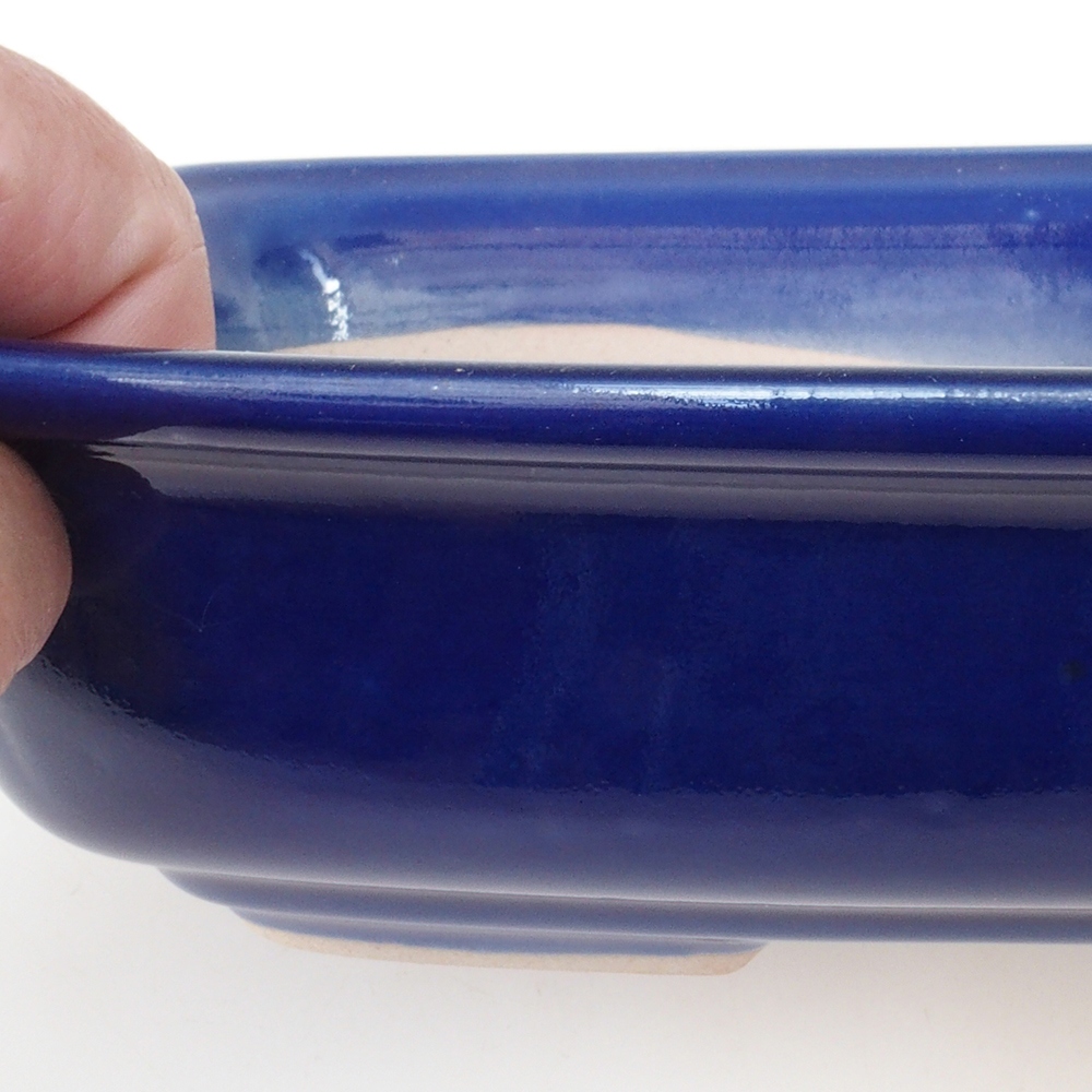 Cuenco bonsái H08 - 25 x 19,5 x 6 cm - azul