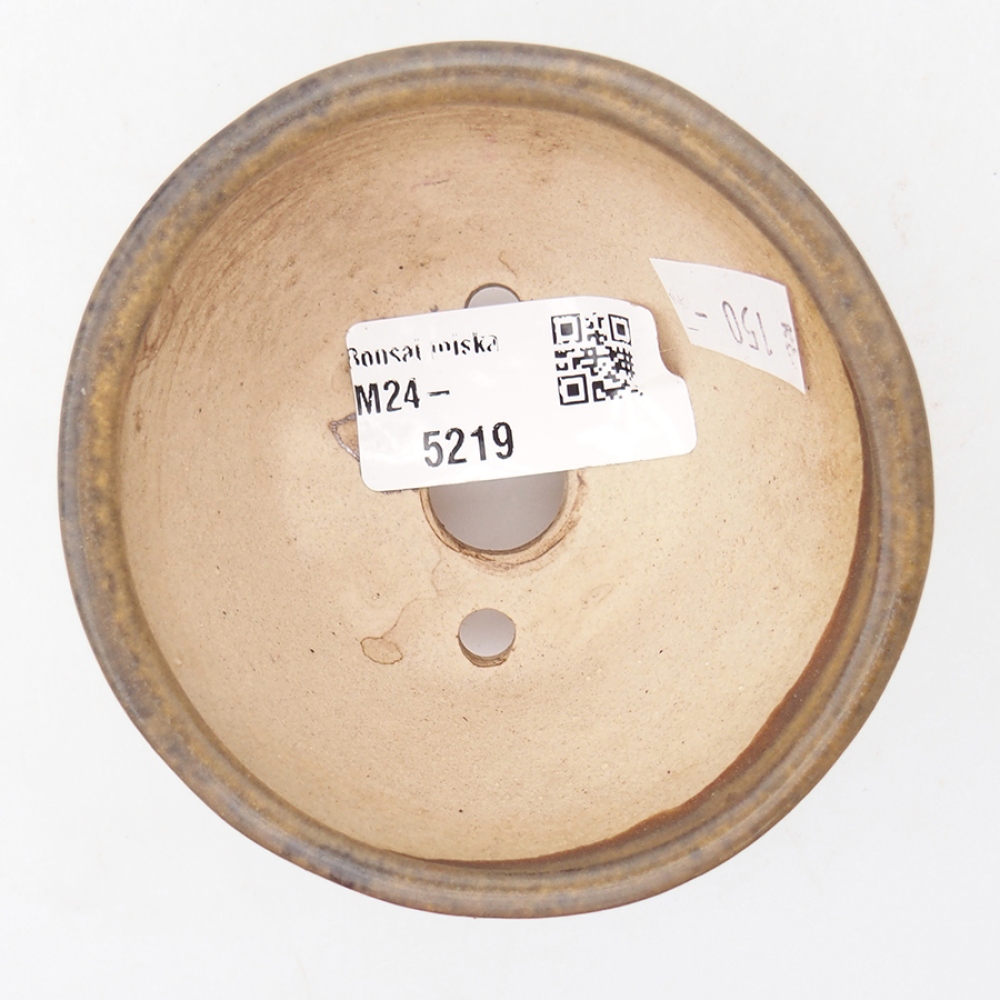 Cuenco bonsái de cerámica 8 x 8 x 5,5 cm, marrón