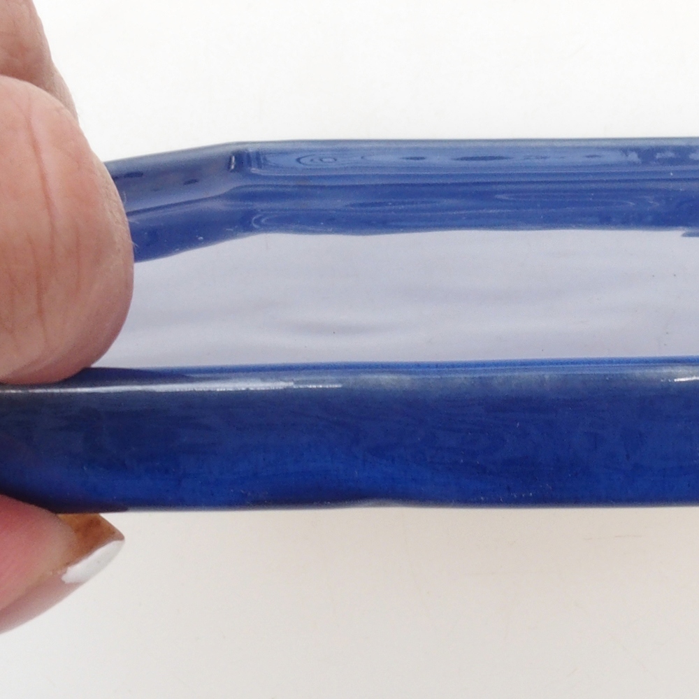 Cuenco de cerámica H53 -18,5 x 17 x 1 cm - azul