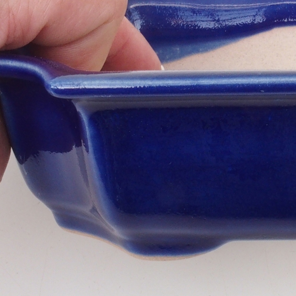 Cuenco bonsái H03 - 16,5 x 12 x 4,5 cm - azul