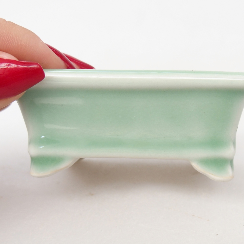 Cuenco mini bonsái 8 x 6,5 x 3 cm, verde
