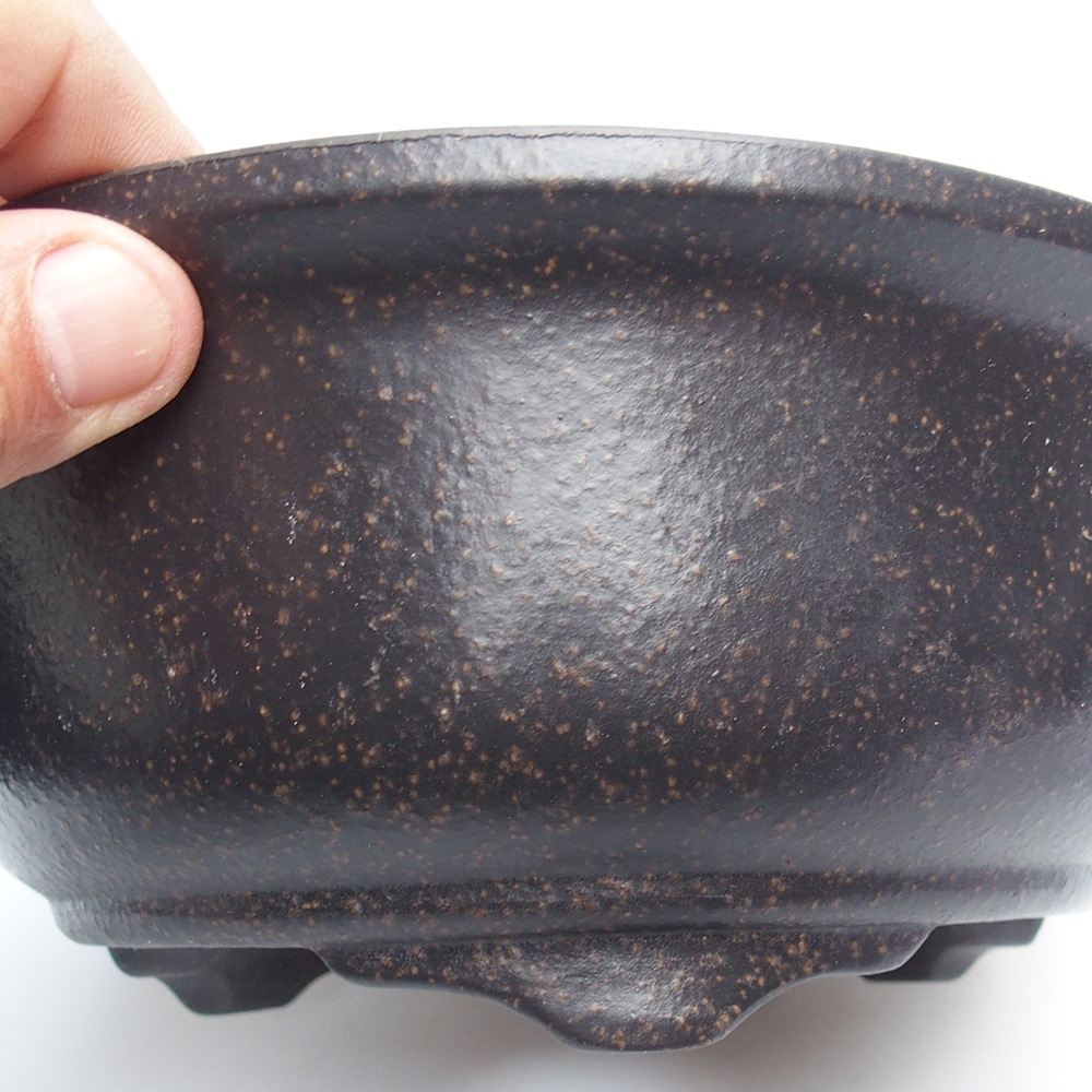 Cuenco 20 x 20 x 9 cm marrón ocre