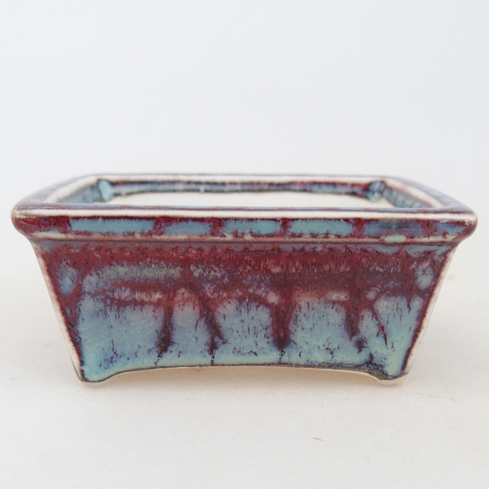 Cuenco mini bonsái 7,5 x 6 x 3 cm, burdeos