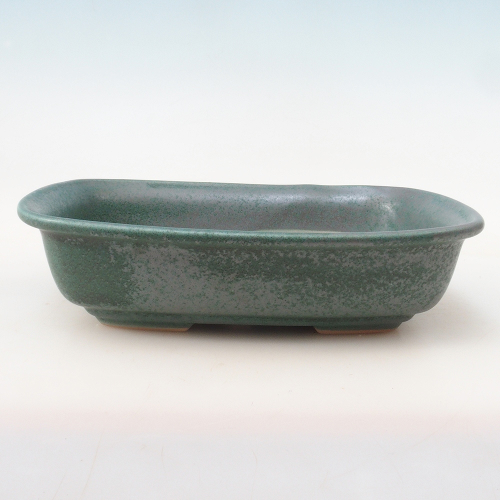 Cuenco bonsái + platillo H08 - 25 x 19,5 x 6 cm - verde