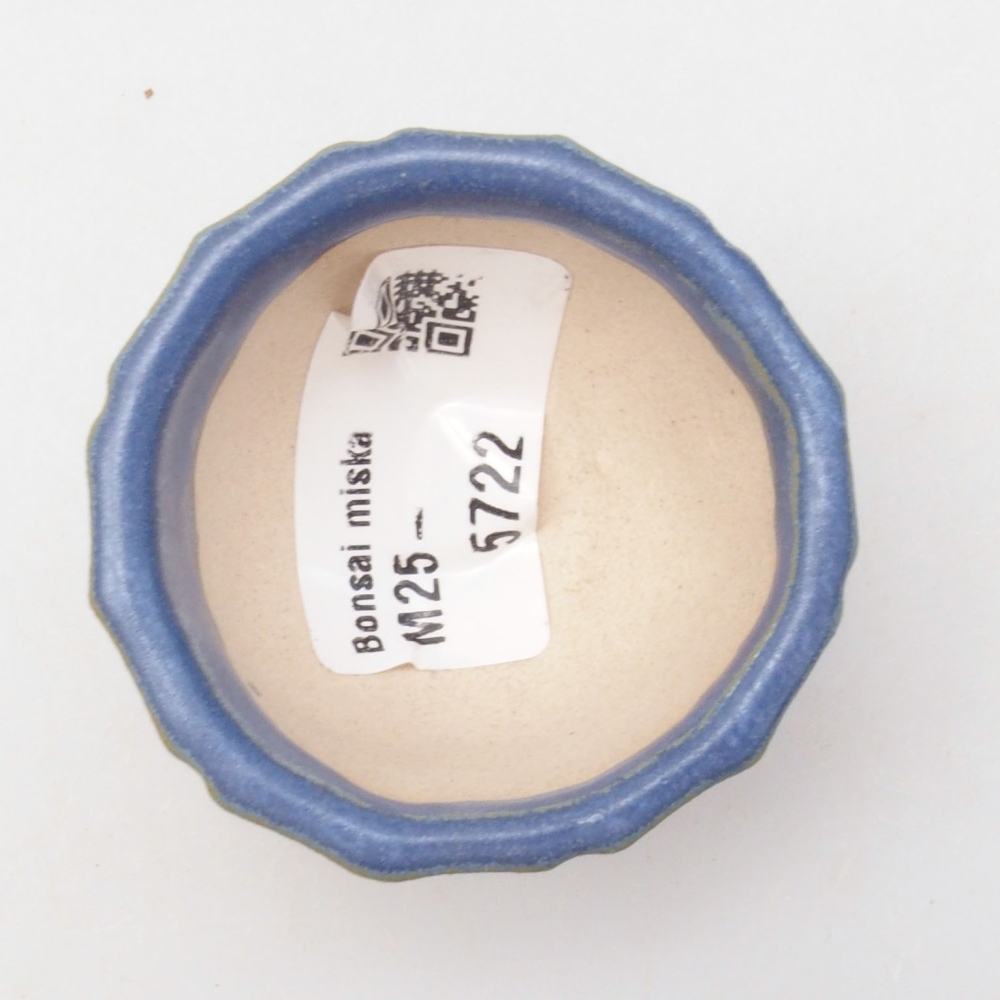 Mini cuenco bonsái 5 x 5 x 3 cm, azul