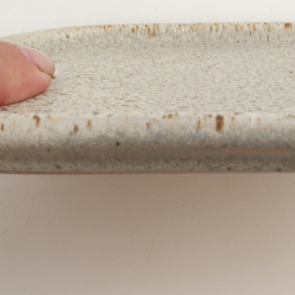 Cuenco de cerámica H36 - 17,5 x 15 x 1 cm - beige