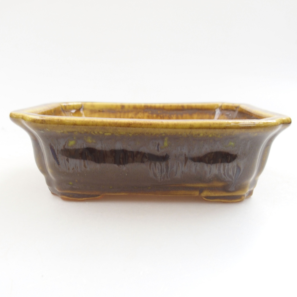 Cuenco bonsái de cerámica 22 x 17 x 5 cm, verde