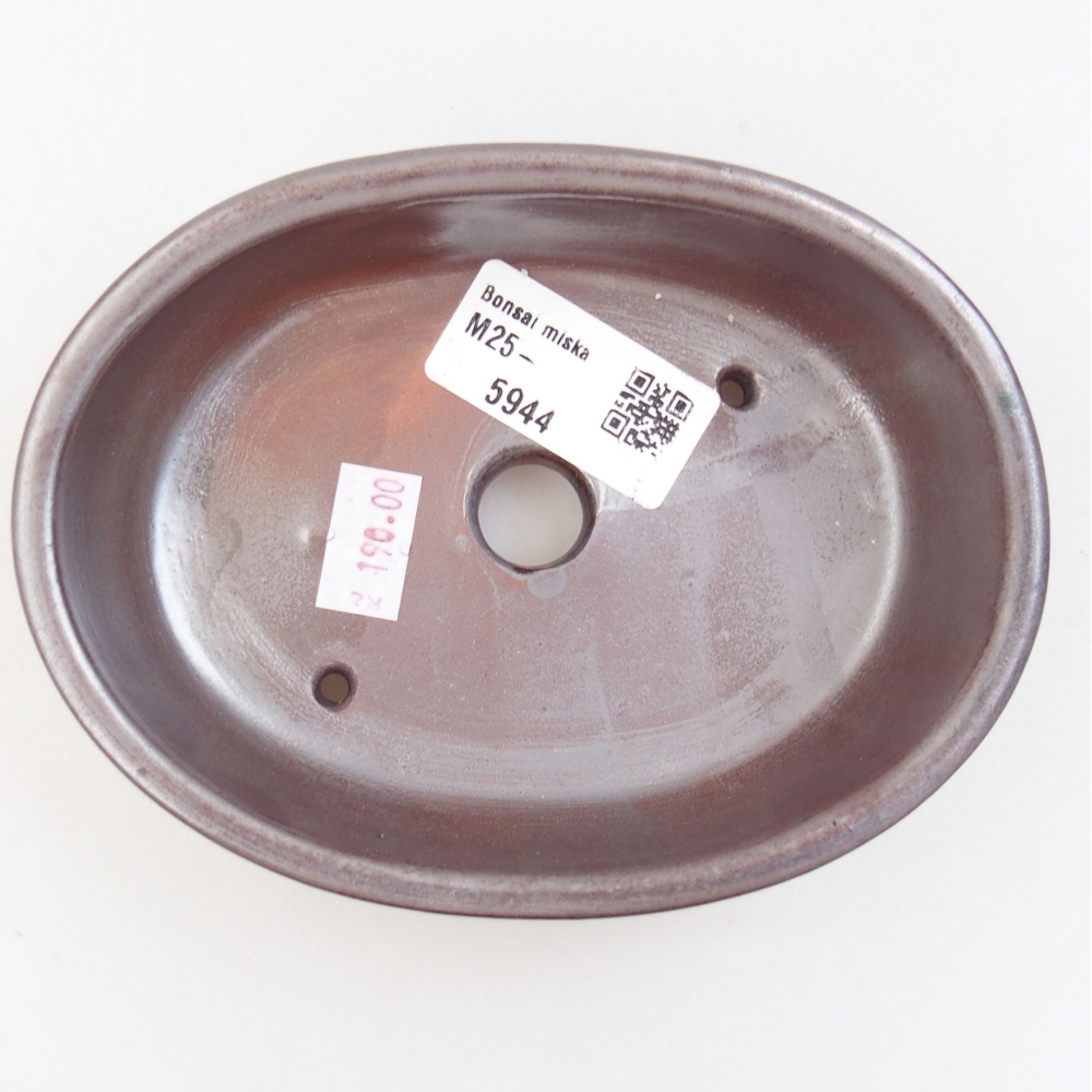 Cuenco bonsái de cerámica 22 x 17 x 5 cm, verde