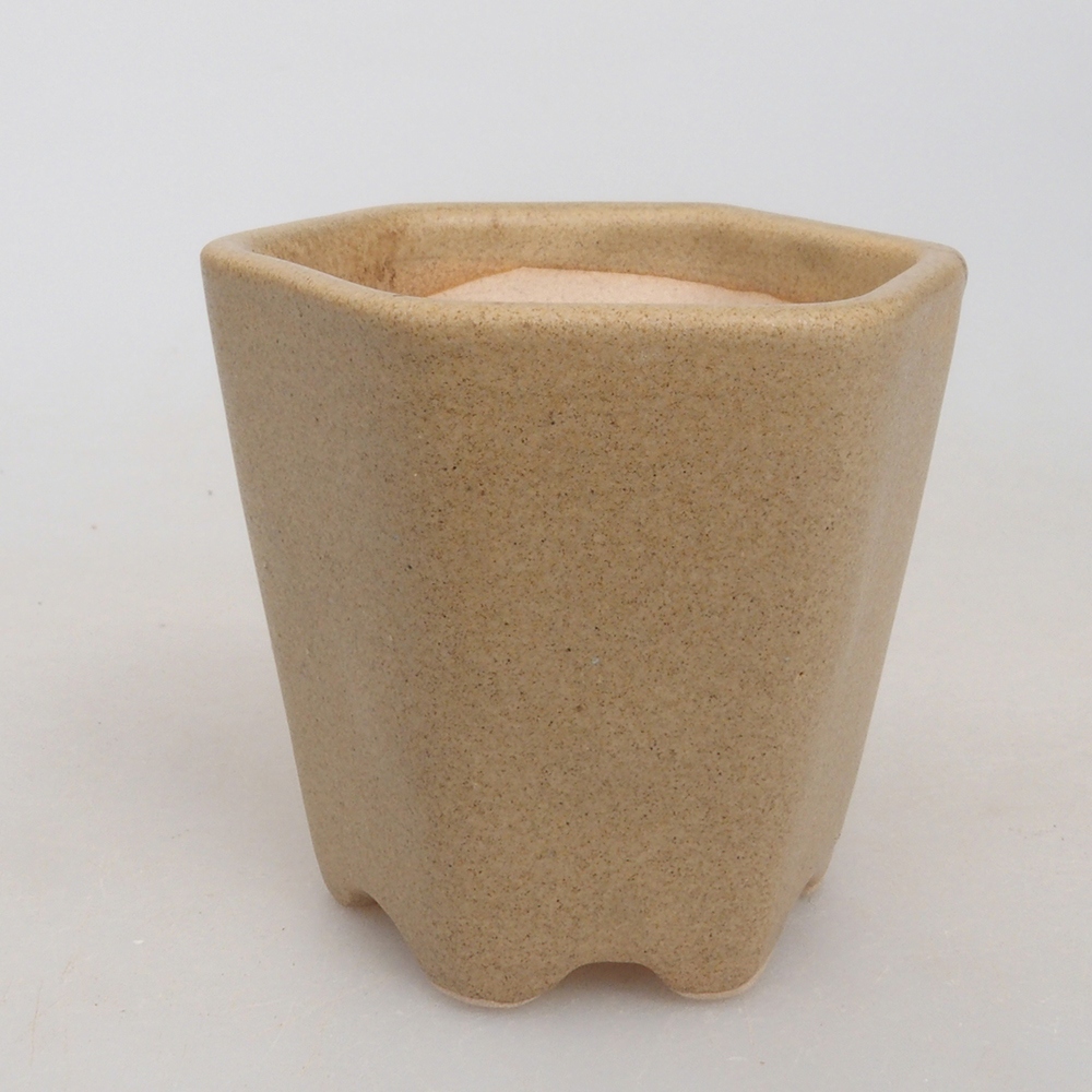 Mini cuenco bonsái 5 x 5 x 5 cm, marrón