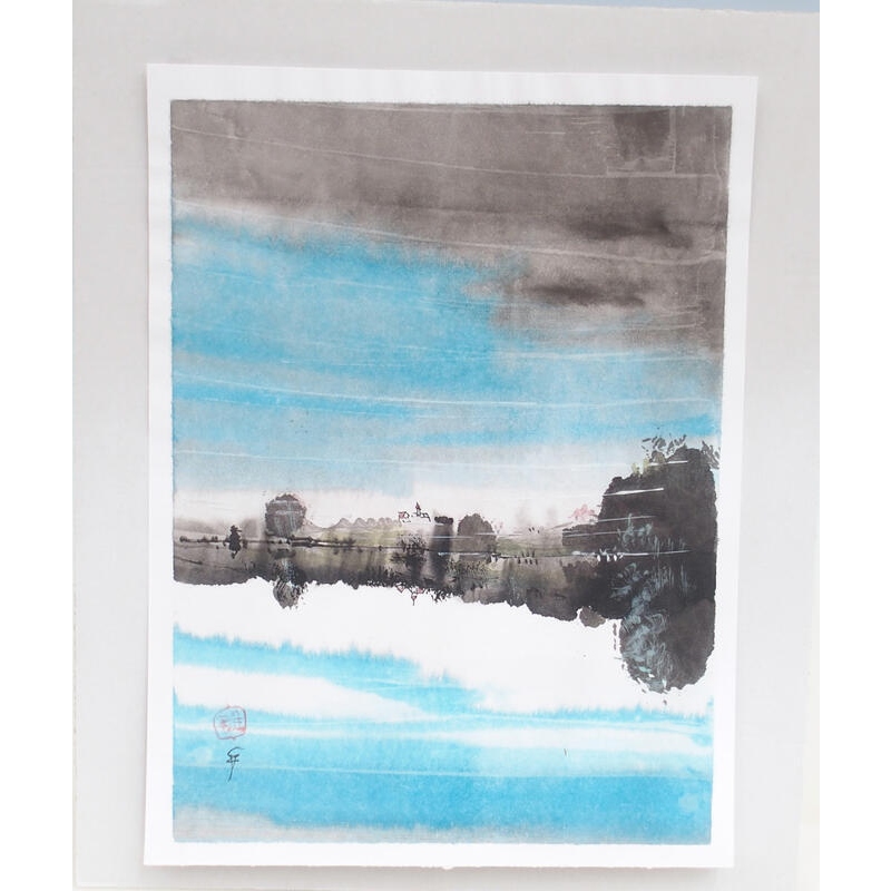 Caligrafía - Vista del paisaje