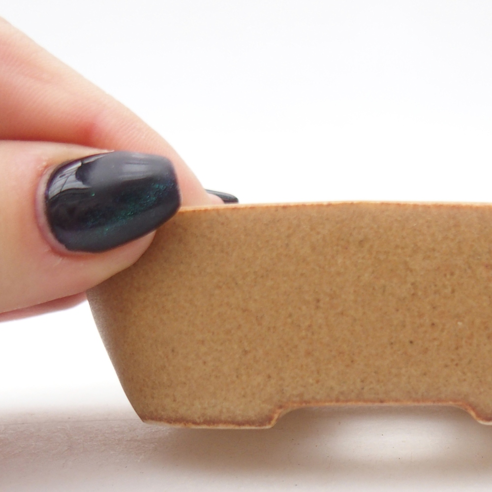 Cuenco mini bonsái 8,5 x 6 x 2,5 cm, marrón