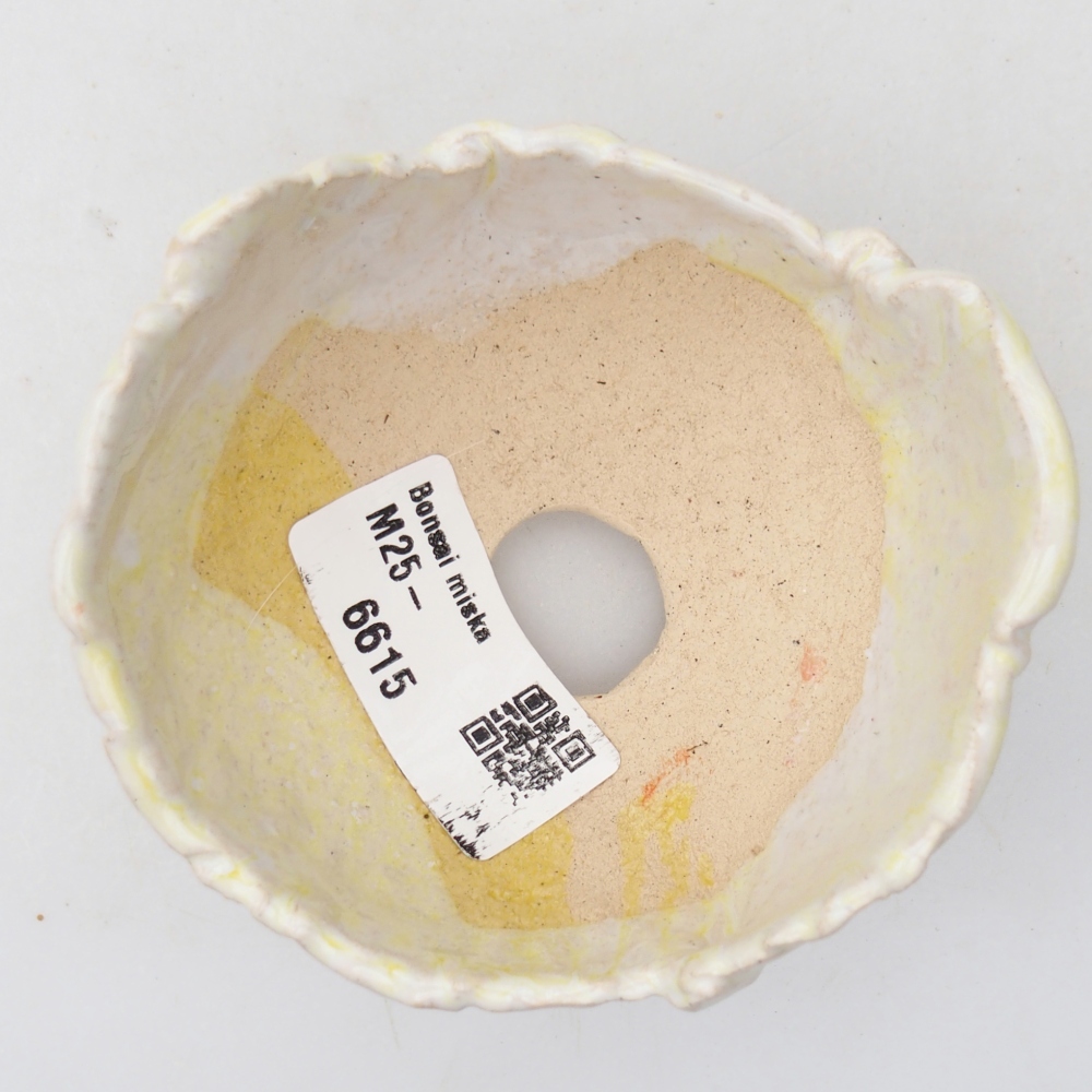 Concha de cerámica 8 x 8 x 5 cm , color verde