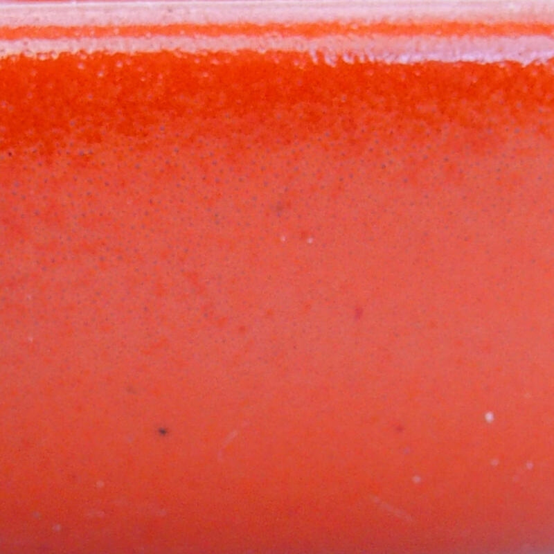 Cuenco bonsái de cerámica 10,5 x 9 x 3,5 cm, naranja