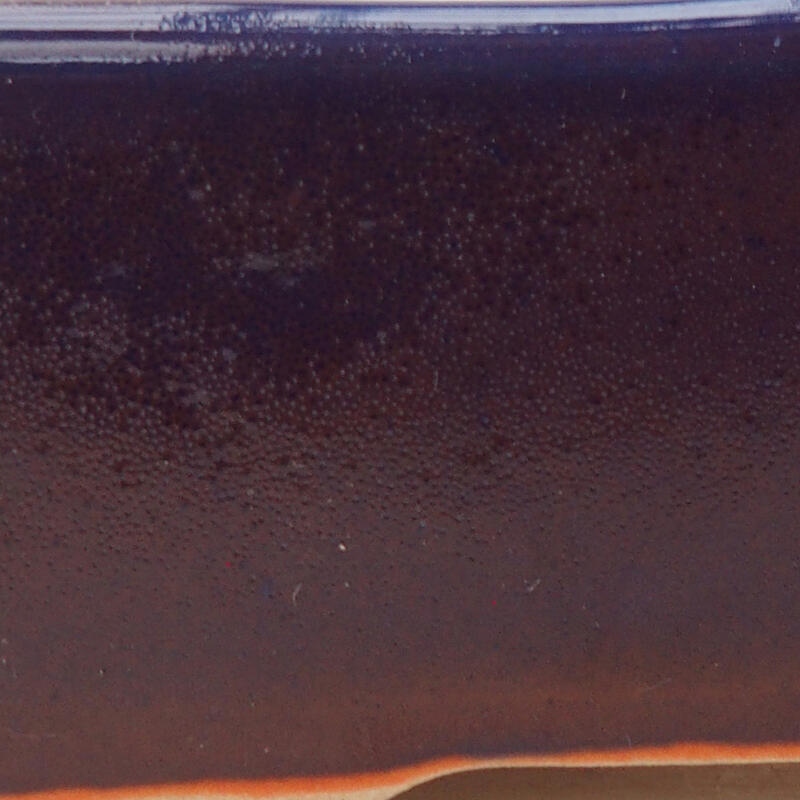 Cuenco bonsái de cerámica 10 x 7 x 3,5 cm, color morado