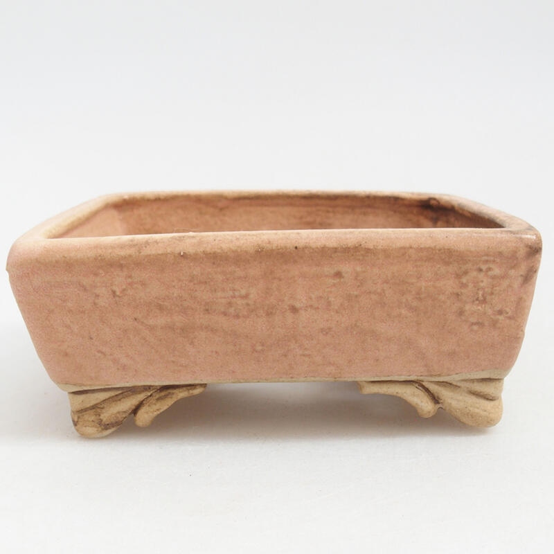 Cuenco bonsái de cerámica 10 x 8 x 3,5 cm, rosa