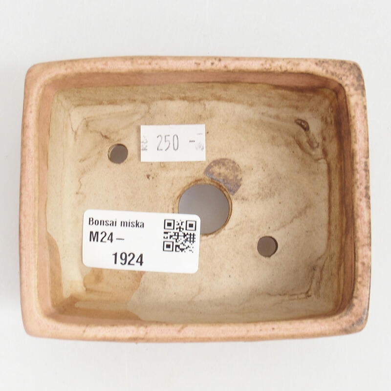 Cuenco bonsái de cerámica 10 x 8 x 3,5 cm, rosa